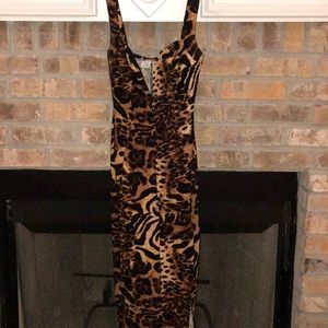 Leopard print dress